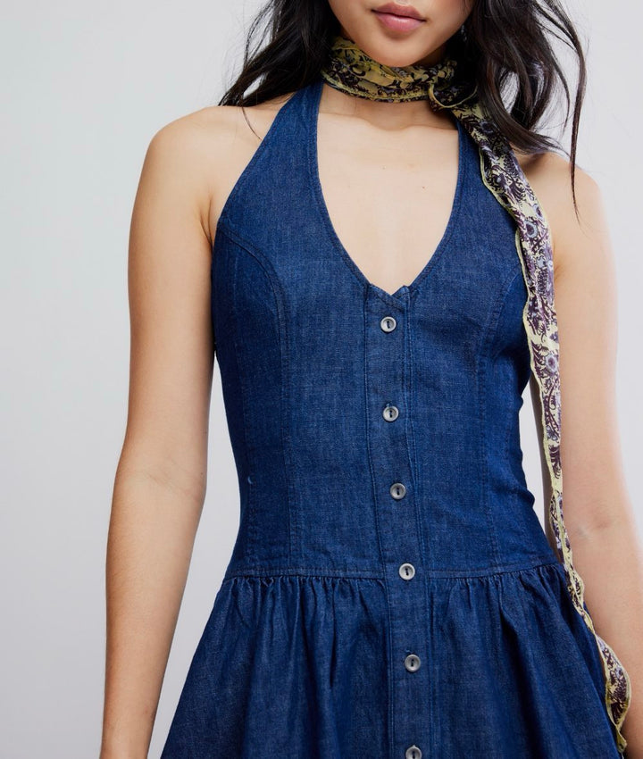 CLEAN BREAK DENIM MINI