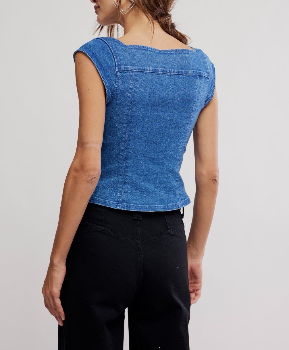 MARILYN DENIM CORSET