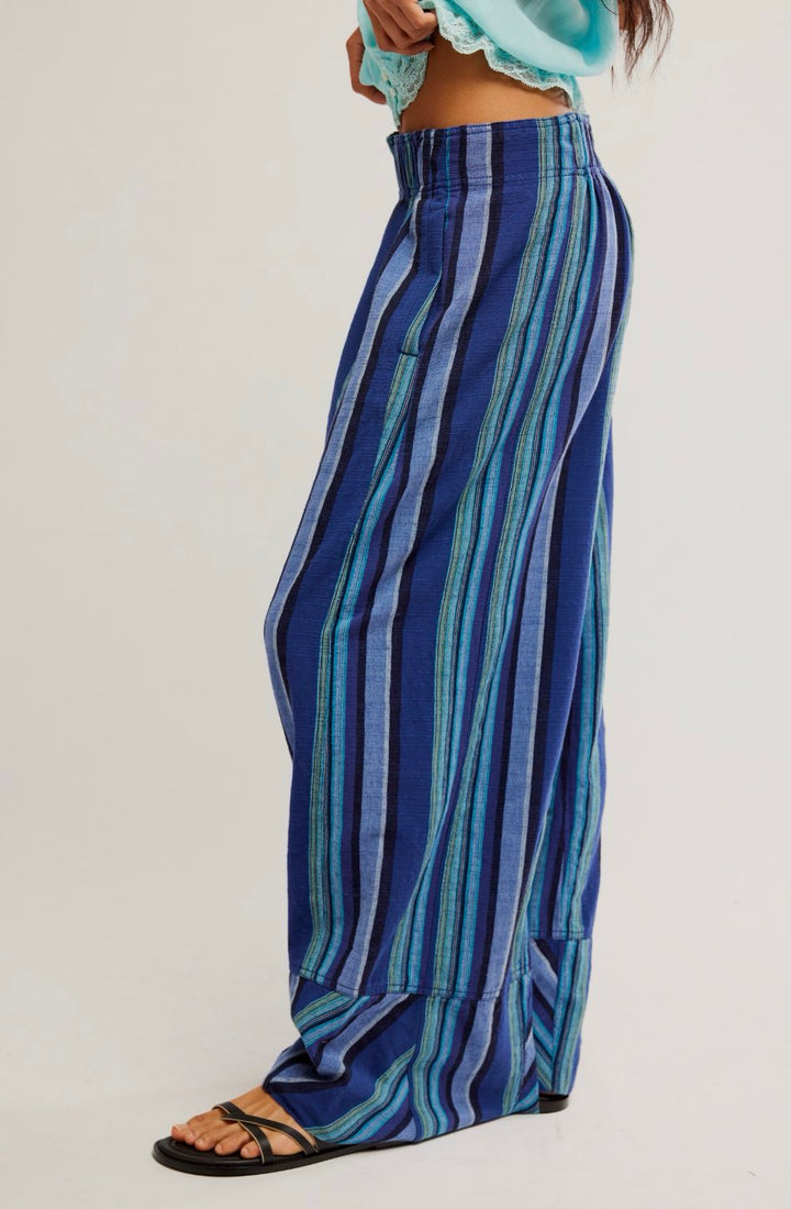 Days End Solar Stripe Linen Pant