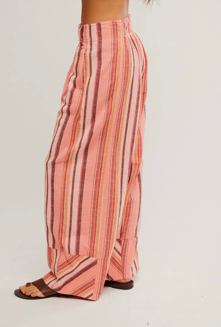 Days End Solar Stripe Linen Pant