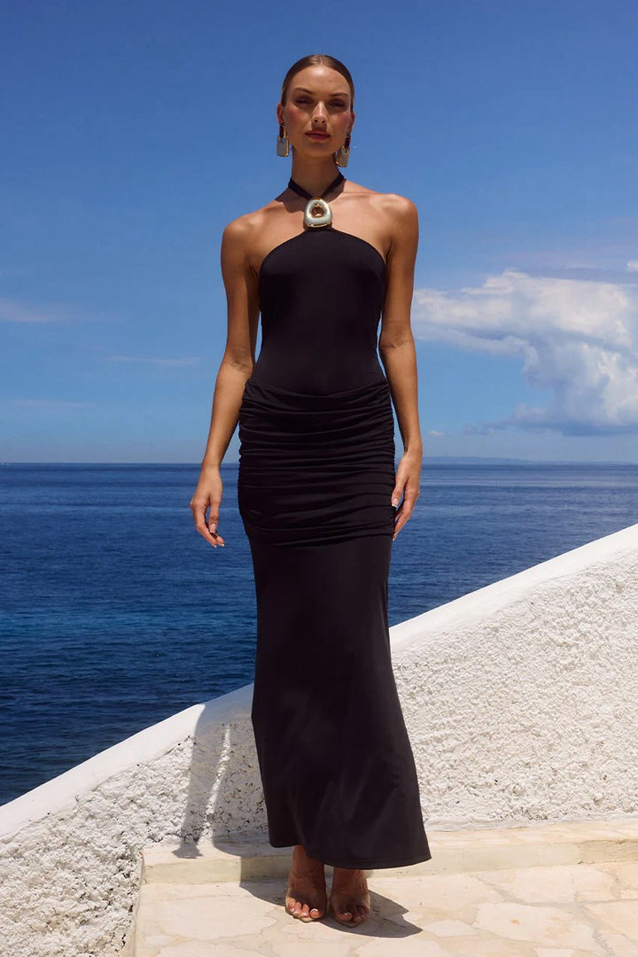 Alola Halter Maxi Dress