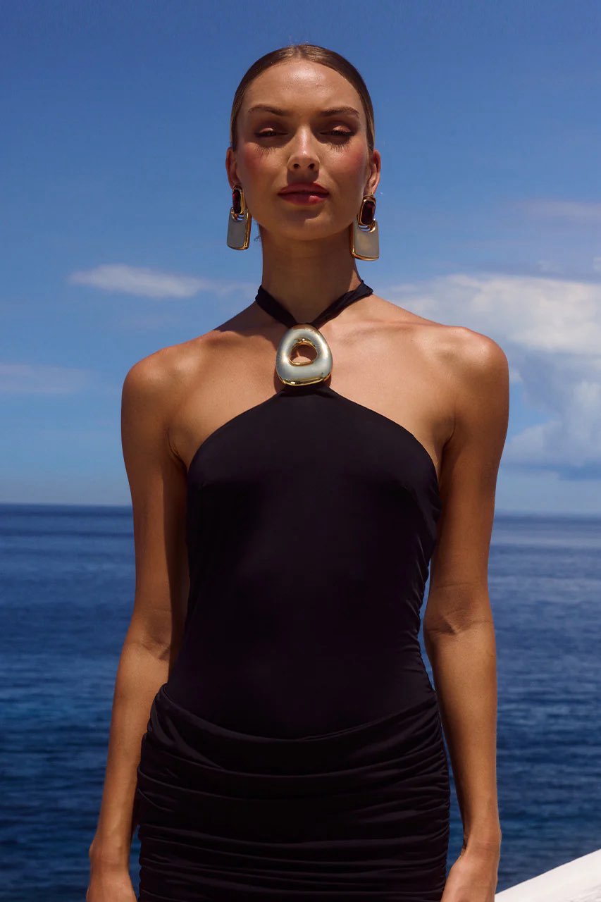 Alola Halter Maxi Dress