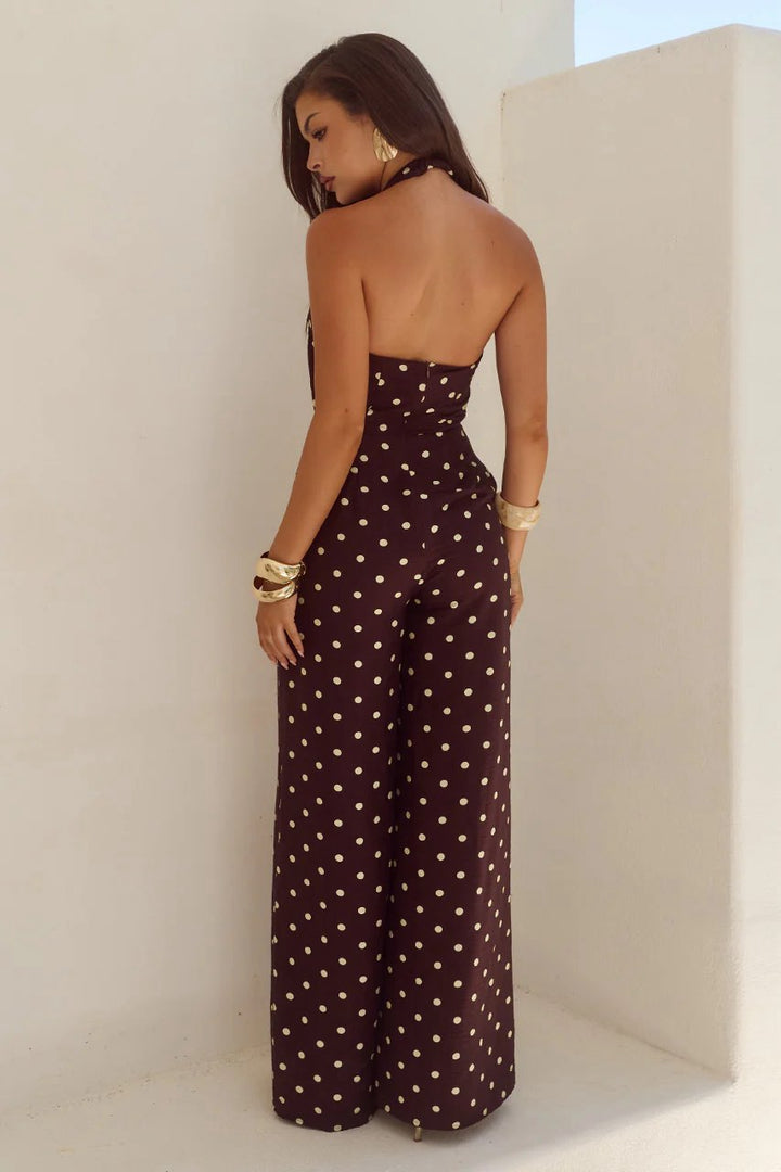 Arlette Halter Jumpsuit
