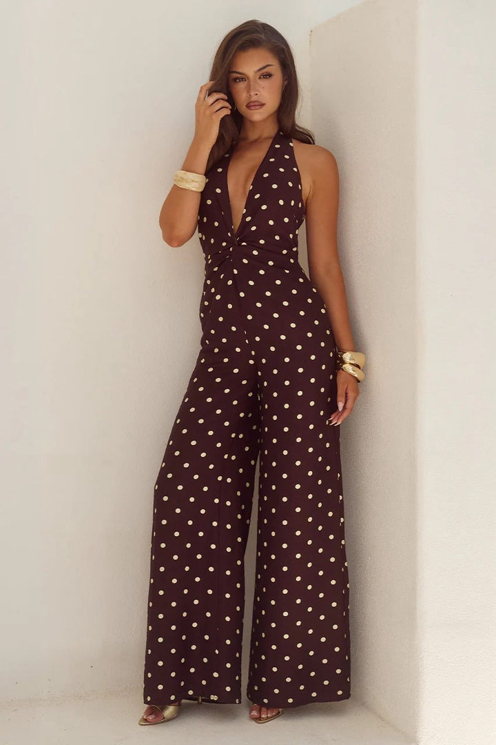 Arlette Halter Jumpsuit