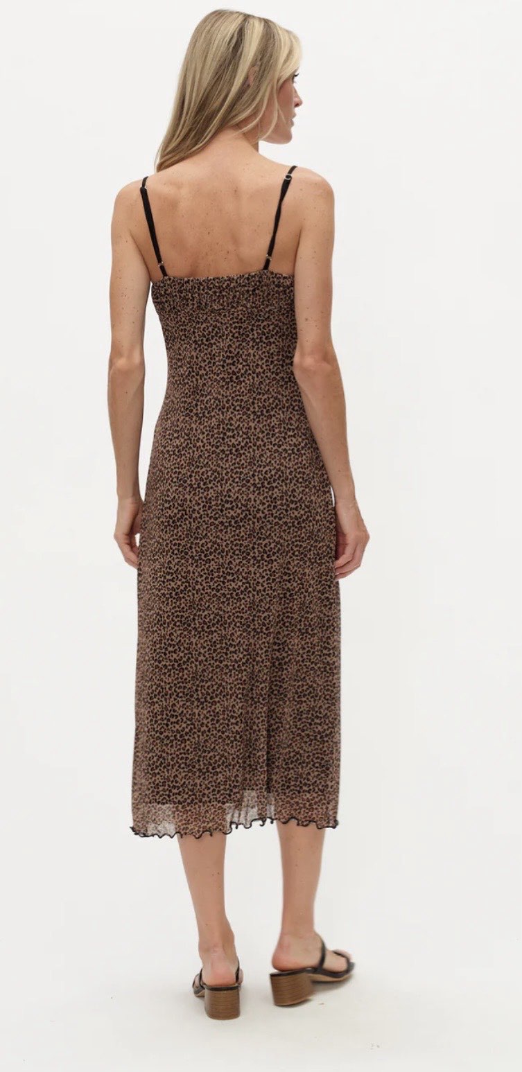 LANA CHEETAH TANK SLIP DRESS