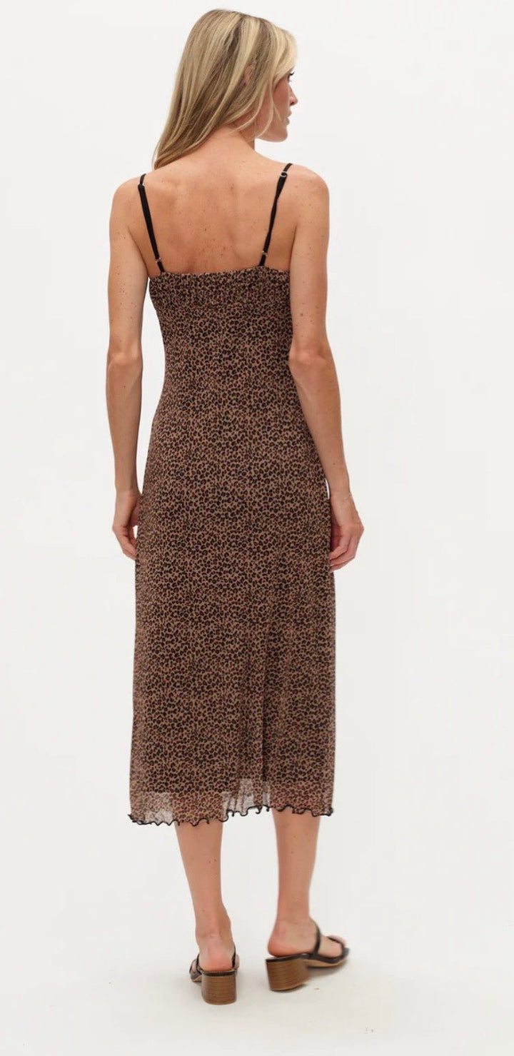 LANA CHEETAH TANK SLIP DRESS