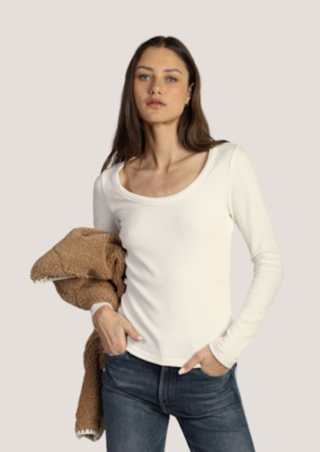 Butter Scoop Neck Top