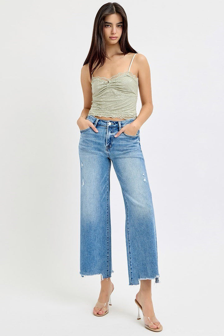 Hanna High Rise Crop Jeans