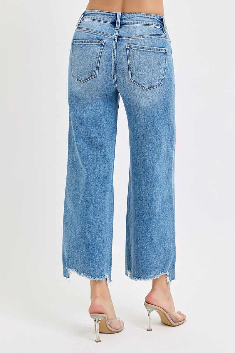 Hanna High Rise Crop Jeans