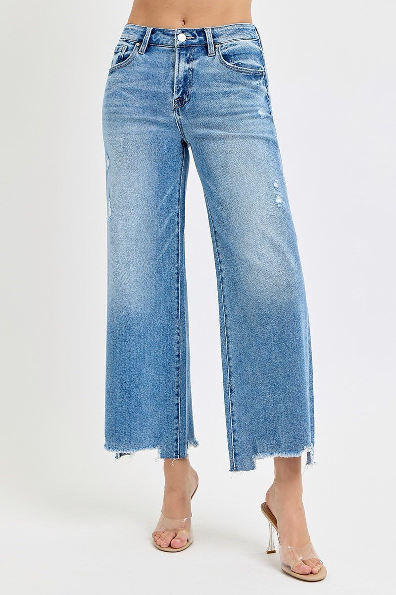 Hanna High Rise Crop Jeans