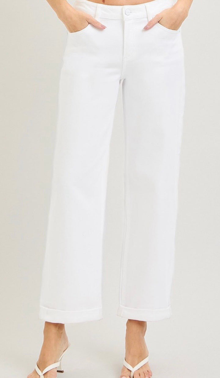 Willow White Baggy Jeans