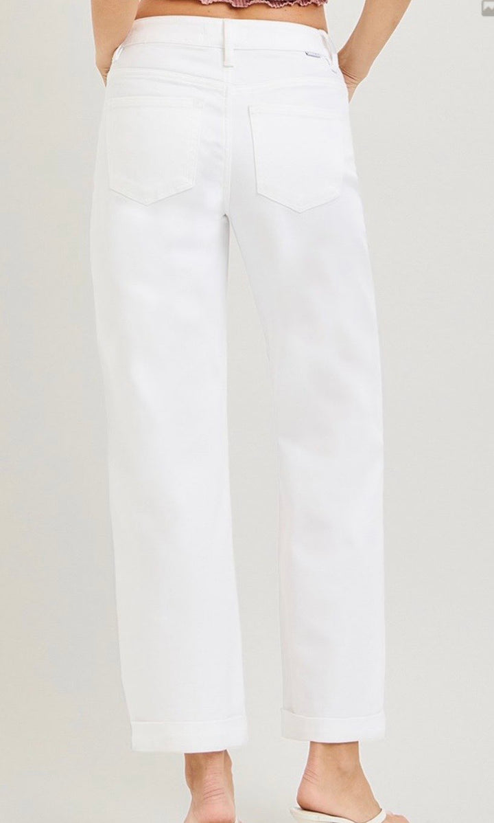 Willow White Baggy Jeans
