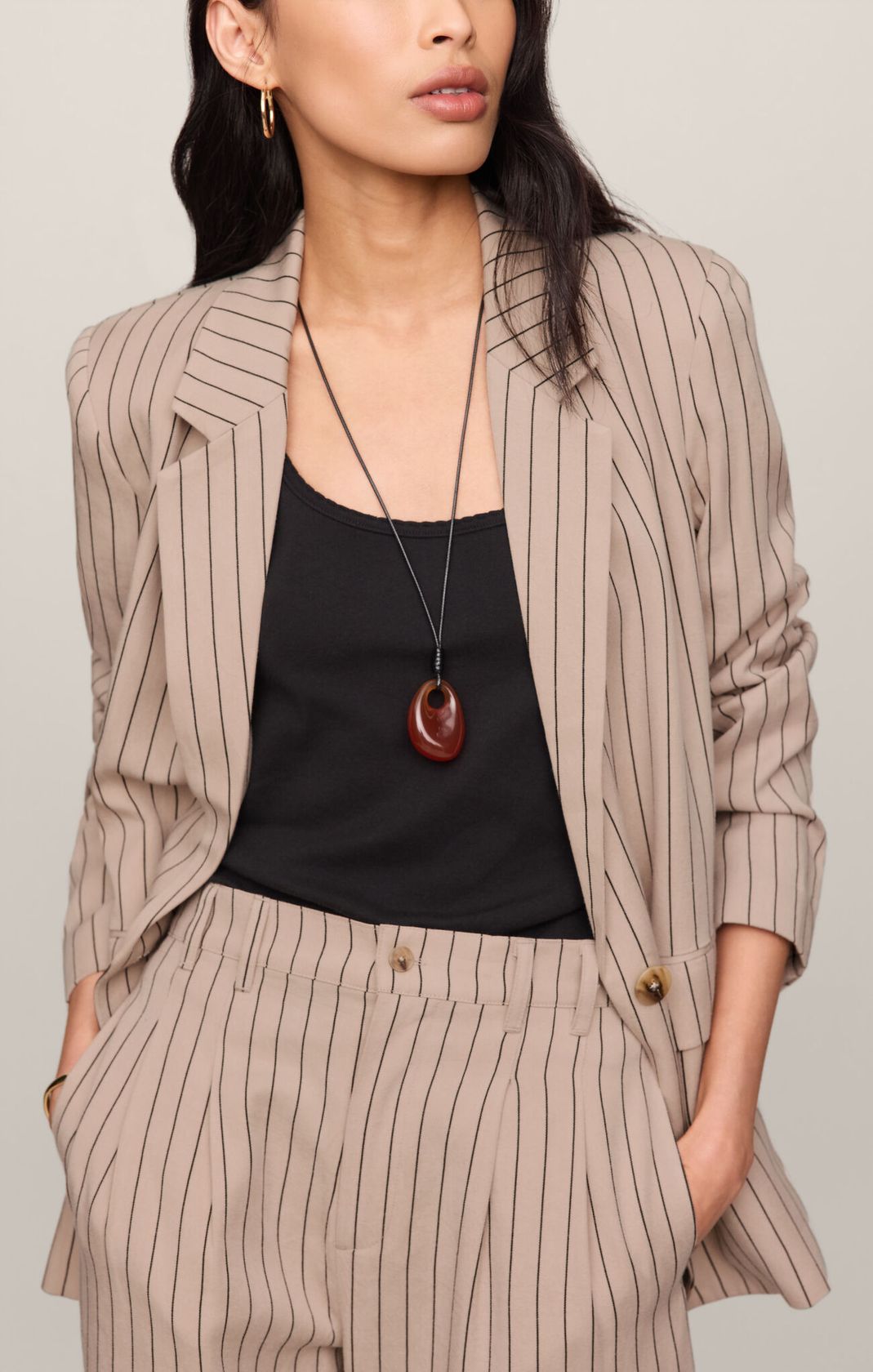 Evan Striped Blazer