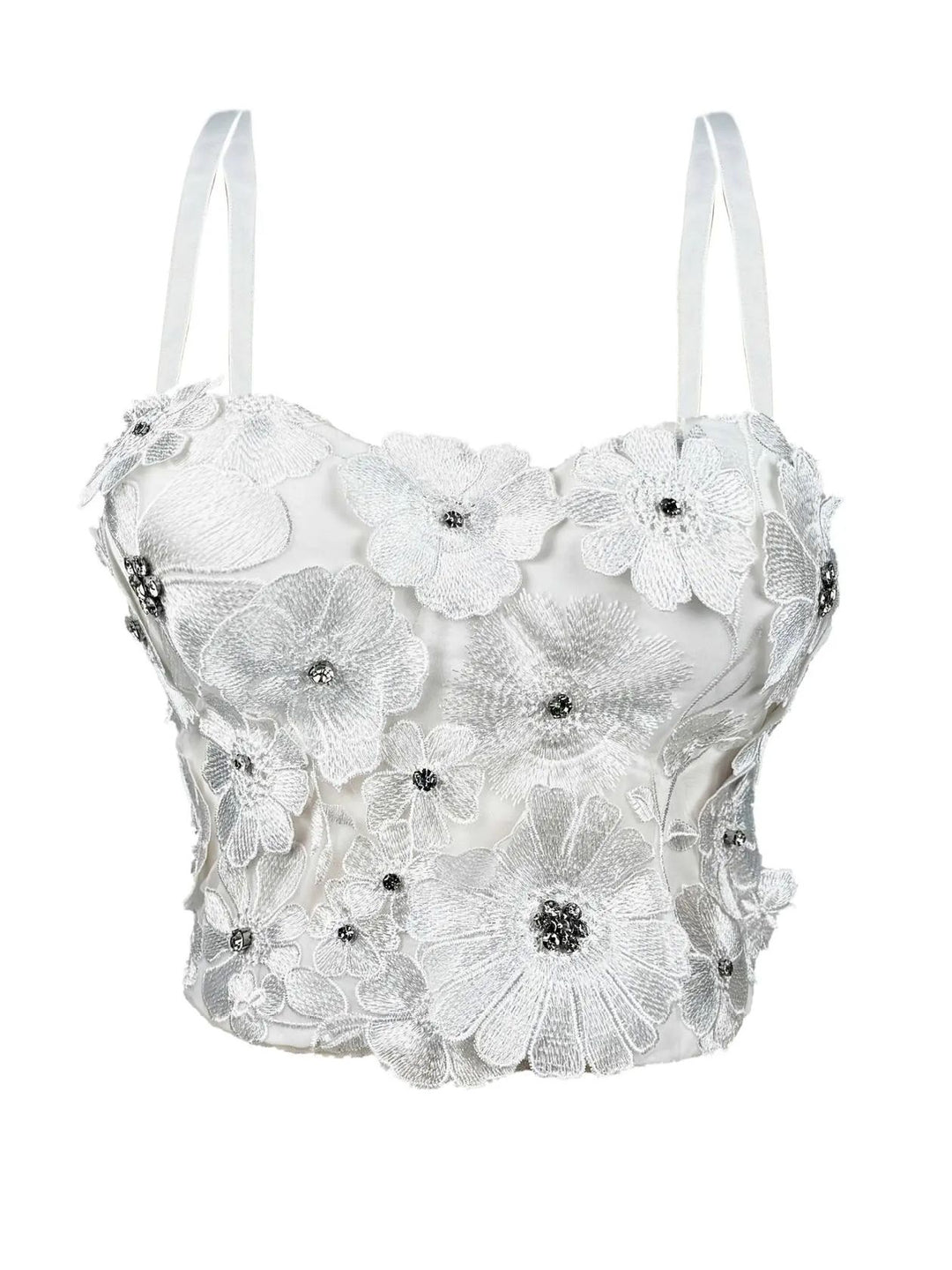 Golden Bloom Corset Top