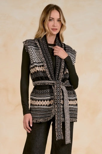 Collette Sleeveless Cardigan