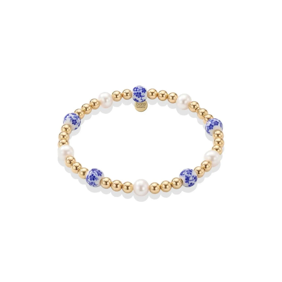 Amalfi Bloom Porcelain Beaded Bracelet