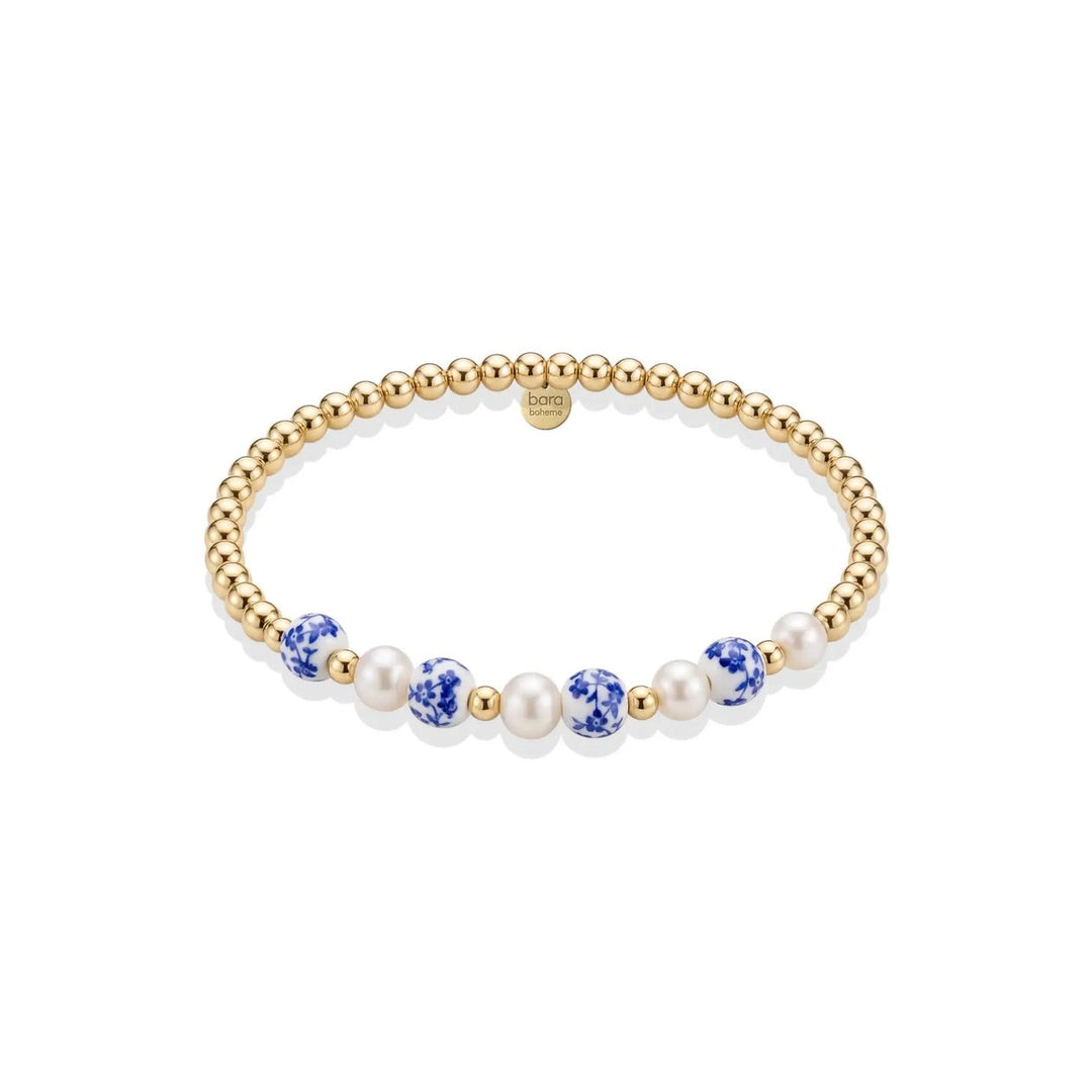 Amalfi Petal Porcelain Beaded Bracelet