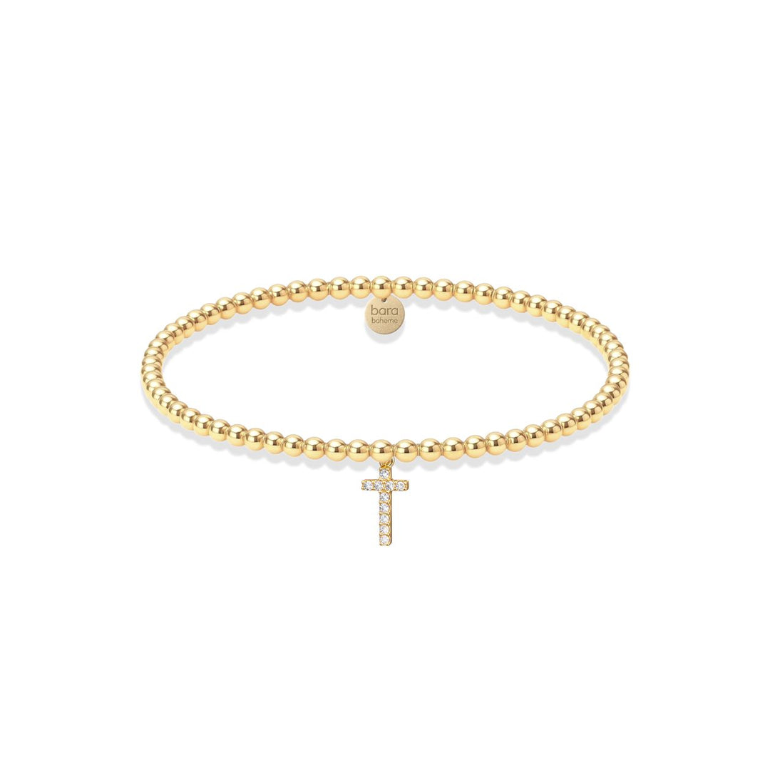 Saint Cross Beaded Bracelet