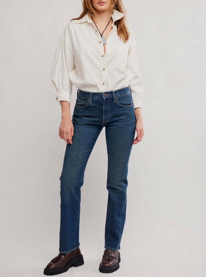 EDIE HIGH RISE TAPERED JEANS