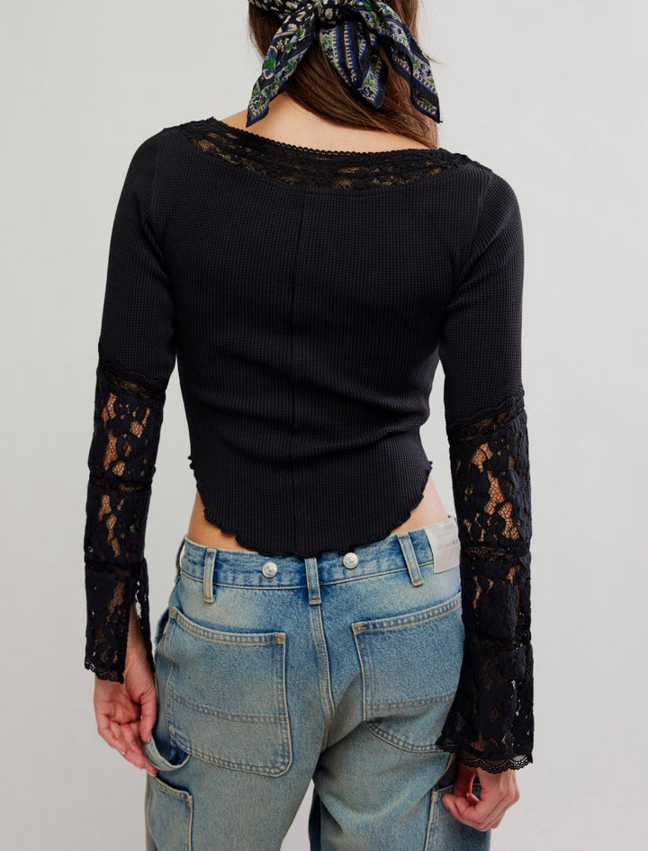 FREE PEOPLE WOMEN Tops AMBER LACE CUFF