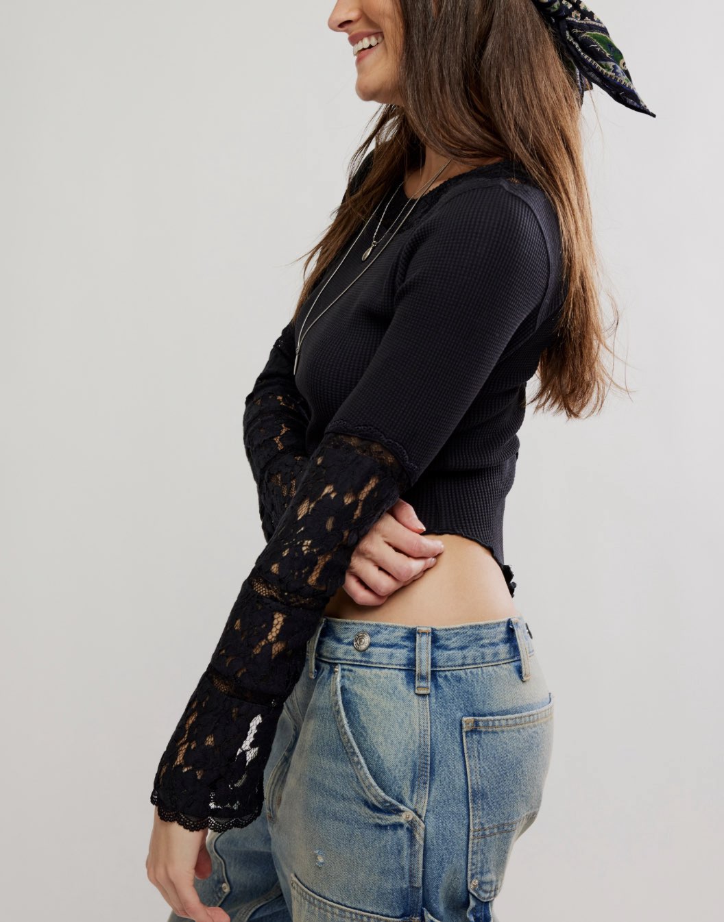 FREE PEOPLE WOMEN Tops AMBER LACE CUFF