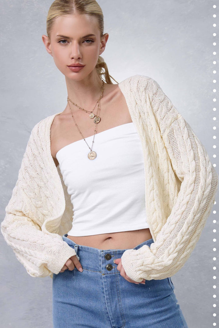 Deena Dolman Sleeve Knit Cardigan Fall