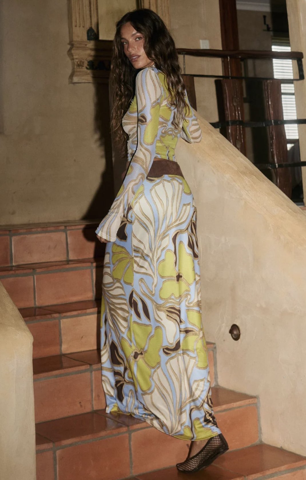 Daria Low Waisted Maxi Skirt