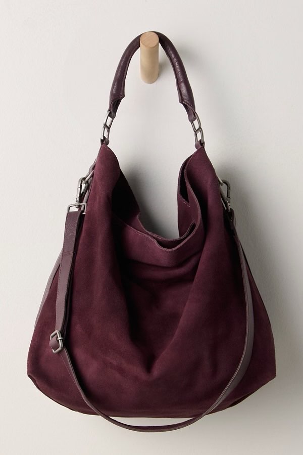Suzie Suede Slouch Tote