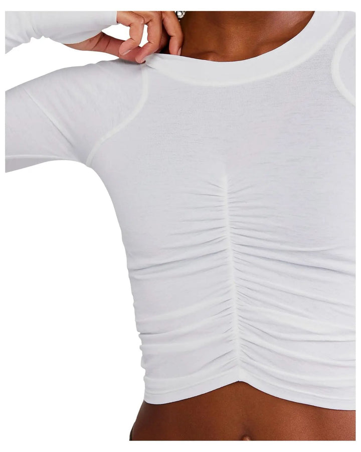 TEMPO RUCHED LONG SLEEVE