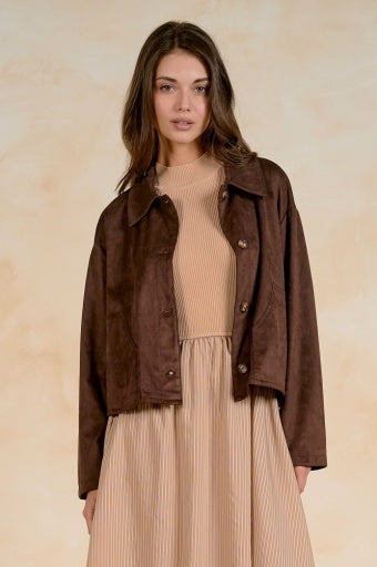 Cece Suede Jacket
