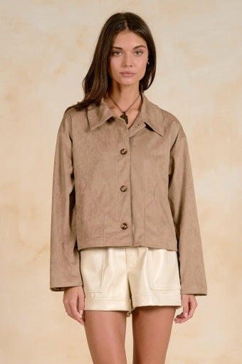 Cece Suede Jacket