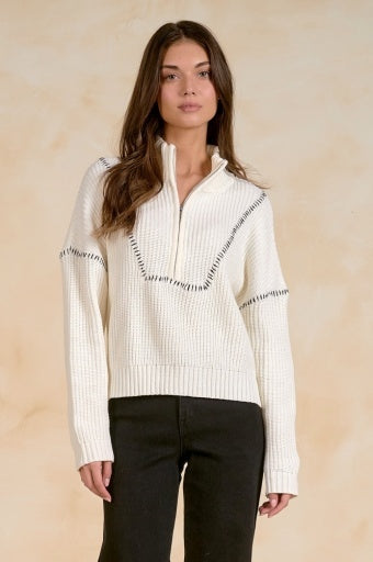 Kendra 1/4 Zip Sweater