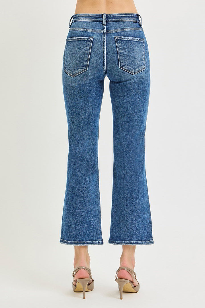 Betty High Rise Crop Bootcut Jeans