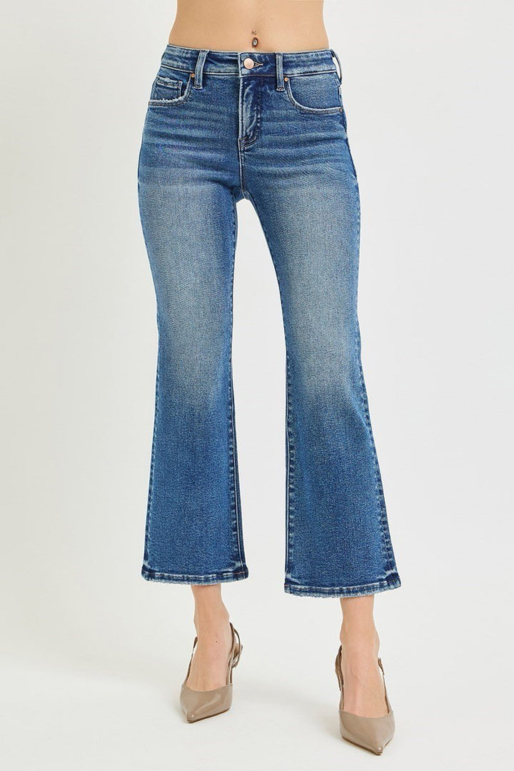 Betty High Rise Crop Bootcut Jeans