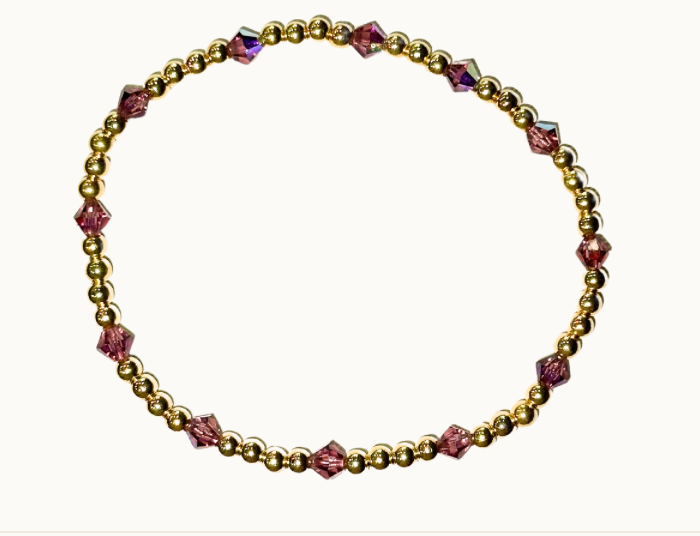 Crystal By the Yard Bracelet