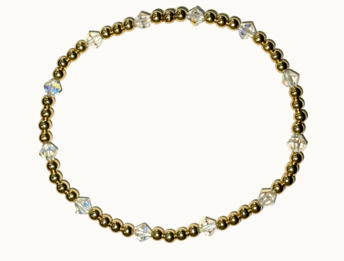 Crystal By the Yard Bracelet