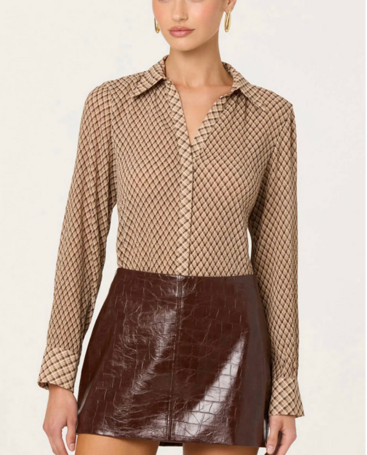 Laurel Long Sleeve Button Down Top