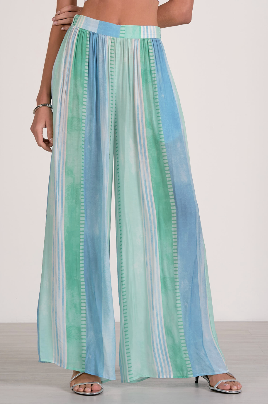 Striped Wide Leg Pant
