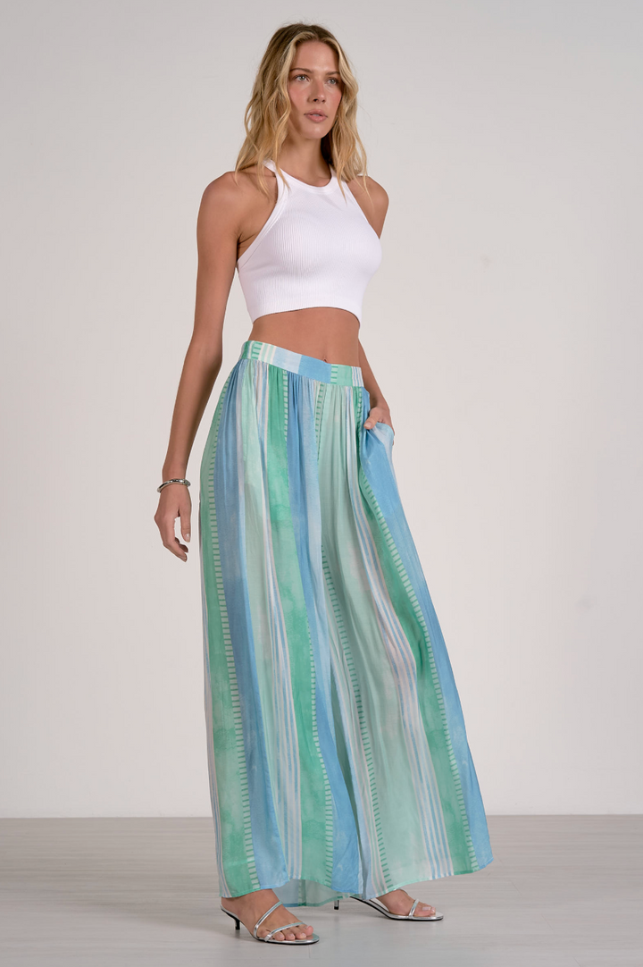 Striped Wide Leg Pant