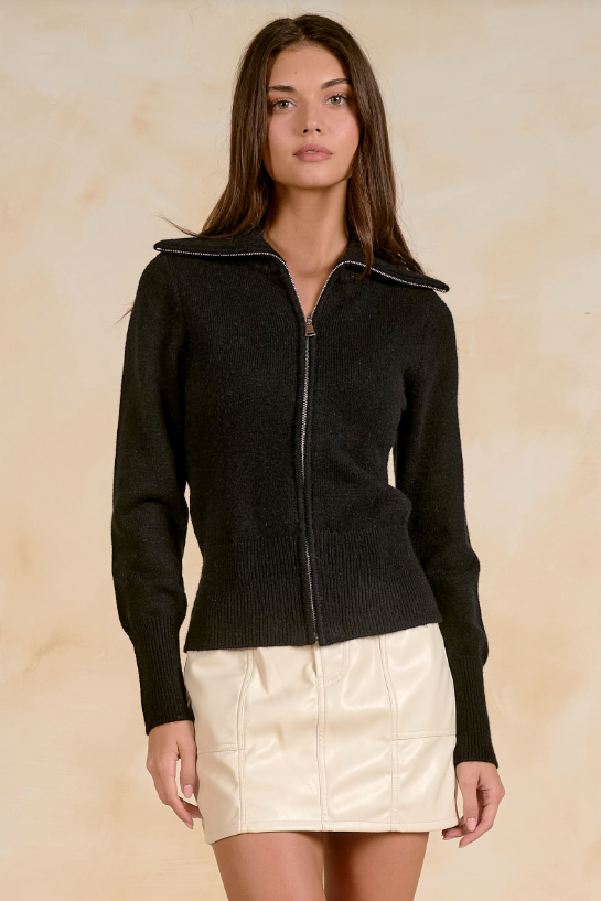 Bristol Knit Zip Up