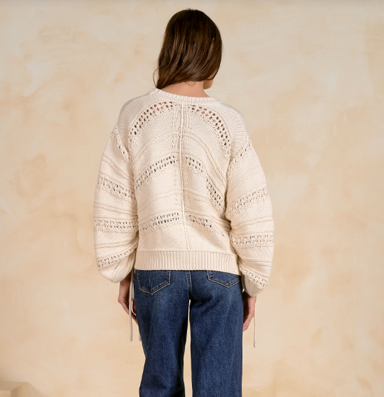 Willow Tie Sleeve Sweater