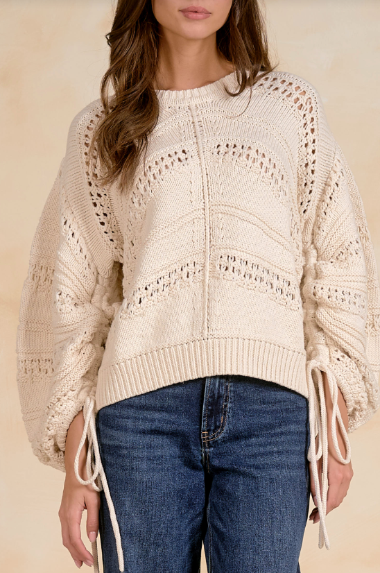 Willow Tie Sleeve Sweater