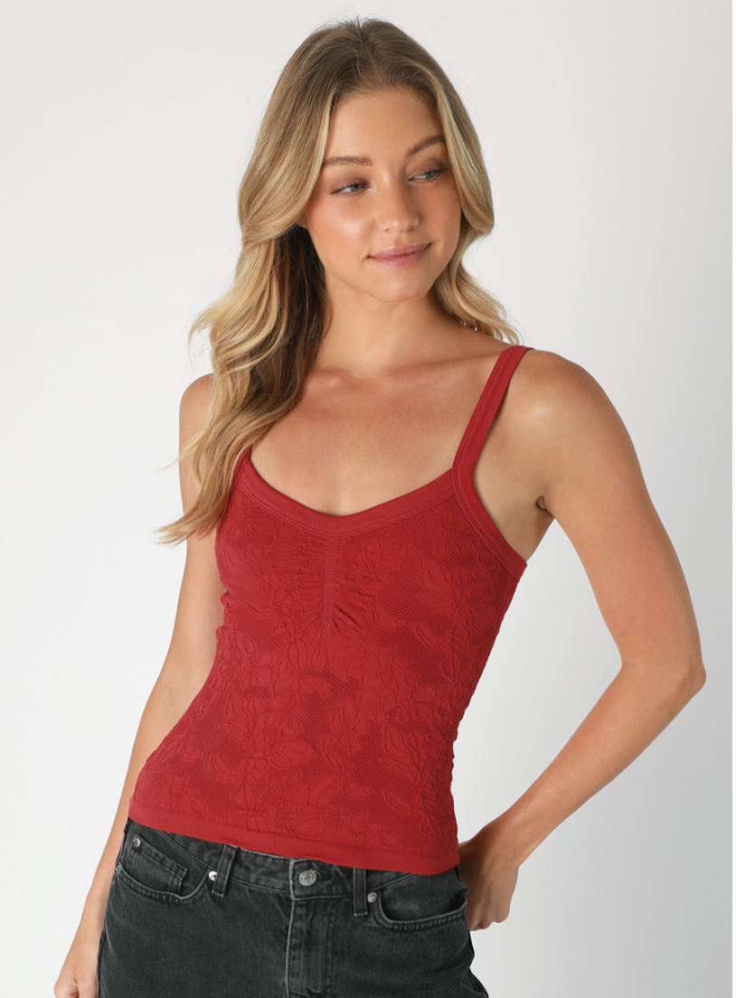 Lace V Neck Top