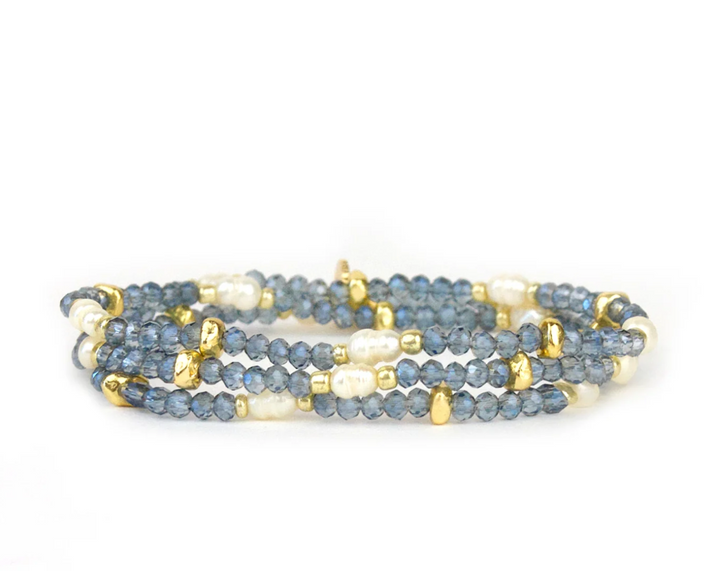 Pearl Crystal Stretch Bracelet