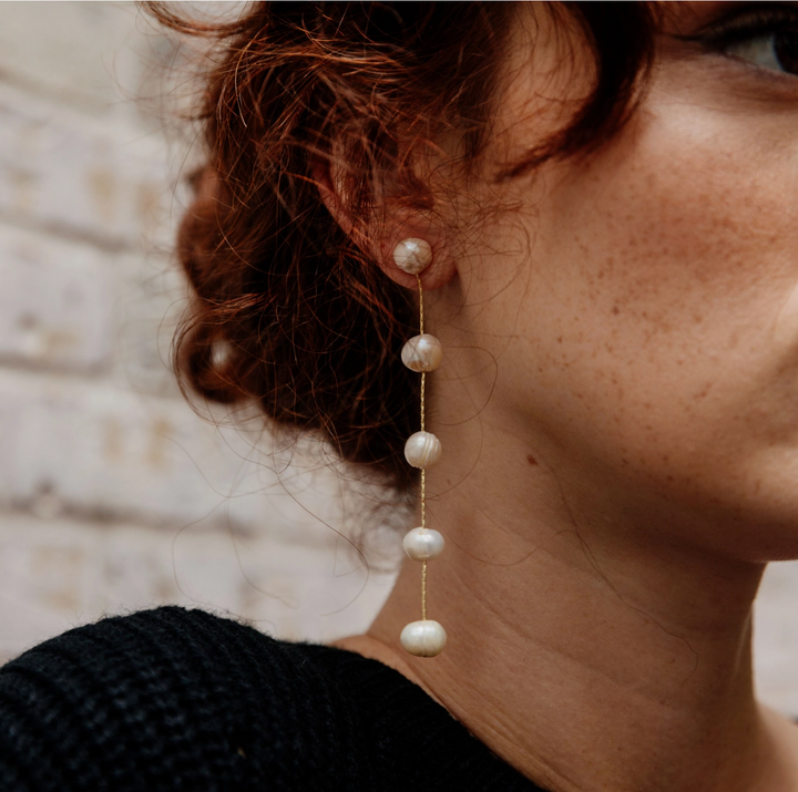Valentina Pearl Drop Earrings