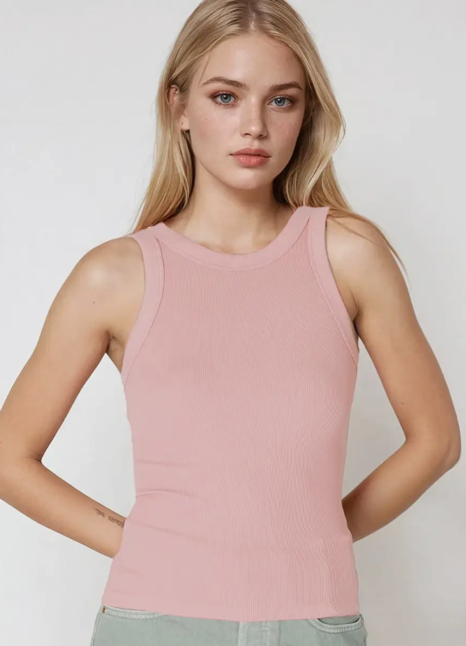 Reversible Ribbed Tank Top