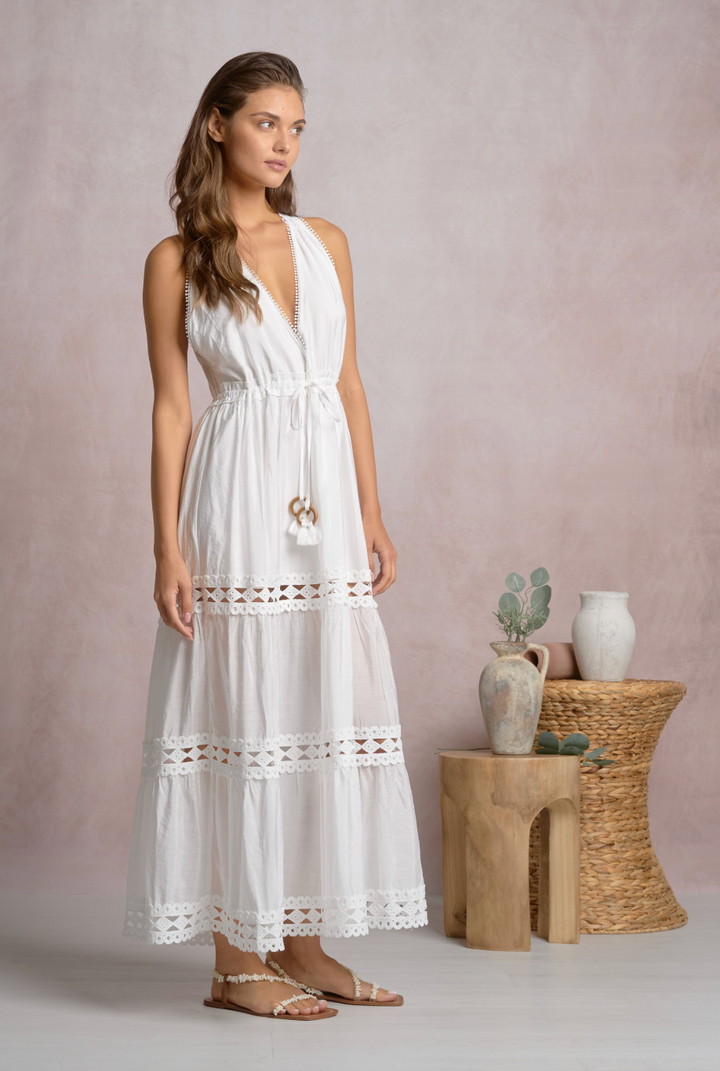 Soyrara Halter Midi Dress