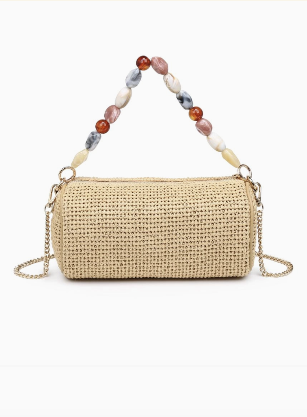 Rachel Straw Clutch