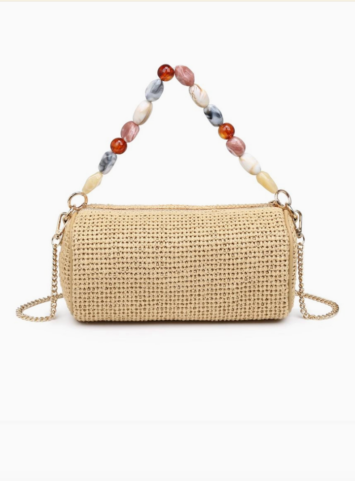 Rachel Straw Clutch