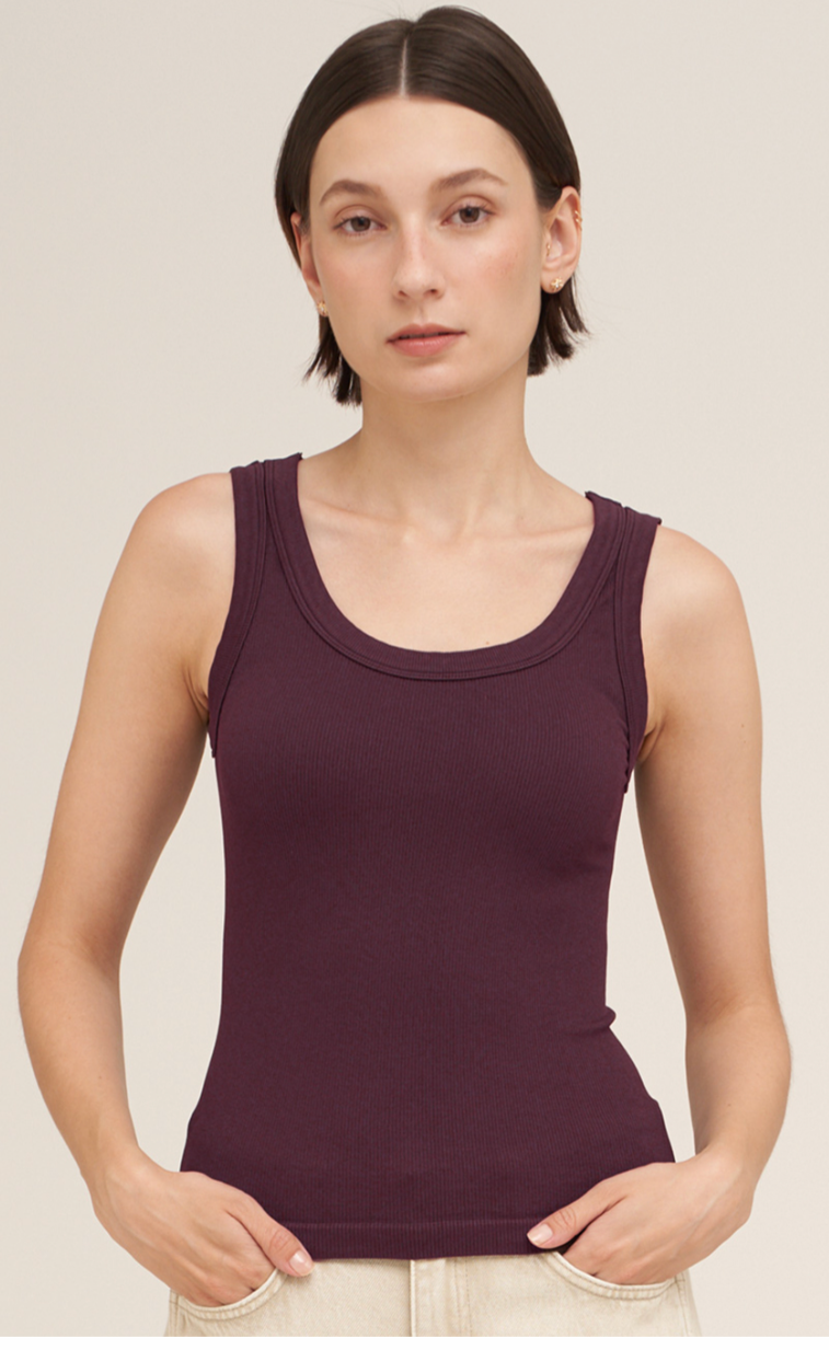 Reversible Ribbed Tank Top